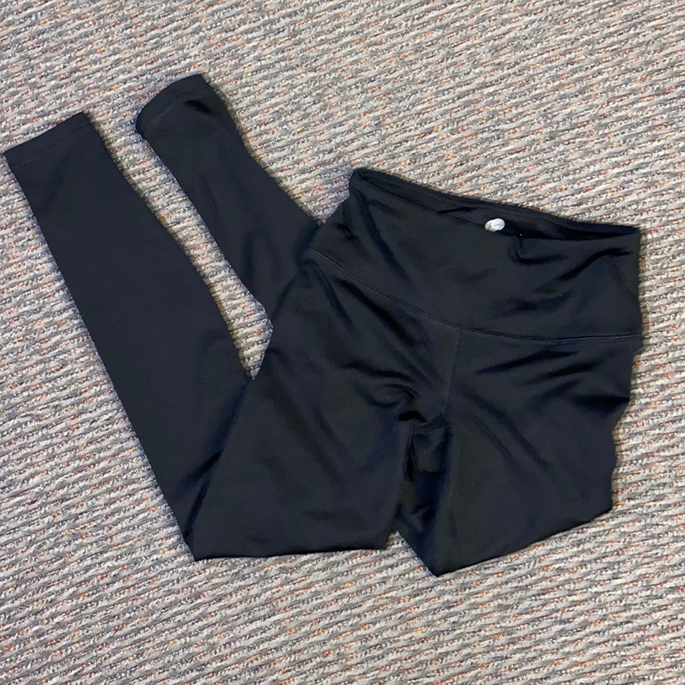 PLUSH BLACK LEGGINGS